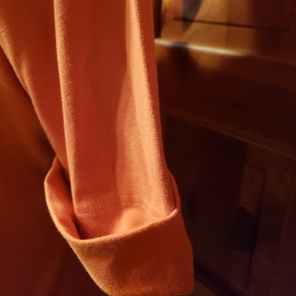💜3/$10💜Eddie Bauer"Nice orange shirt for fall - Picture 5 of 5